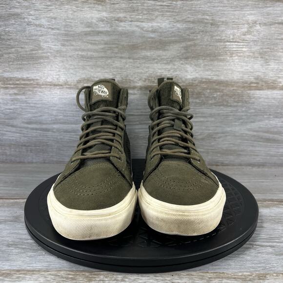 VANS Women’s Skate SK8-Hi 46 MTE DX Tact Grape Leaf Green Sneakers Size 8.5 - Picture 2 of 10